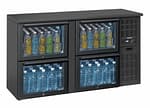 Arrière bar 2 x 2 tiroirs vitrés