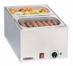 Bain-marie avec 2 x GN 1/2