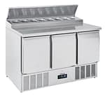 Saladette 3 portes 8 x GN 1/6
