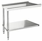 Table d’entrée ou de sortie pour lave-vaisselle 1200 mm