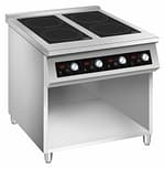 CUISINIÈRE À INDUCTION 4 ZONES CONVIENT UNIQUEMENT AUX POÊLES À INDUCTION