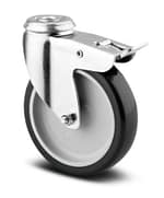 SERIE DE ROUES POUR CHARIOTS DÉBRASSAGE 4X