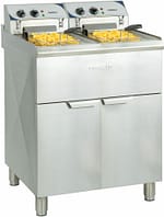 Friteuse électrique sur pieds 2 x 10 litres haut rendement