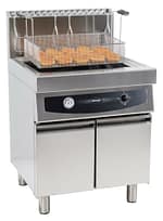 Friteuse à beignets gaz avec soubassement 35 litres