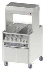 Poste de salage chauffe sauce traversant 800