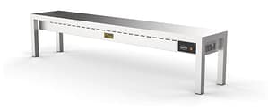ÉTAGÈRE CHAUFFANTE EN CÉRAMIQUE 1 NIVEAUX 1600 4 HEATERS OF 250W