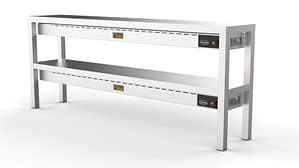 ÉTAGÈRE CHAUFFANTE EN CÉRAMIQUE 2 NIVEAUX 1800 10 HEATERS OF 250W