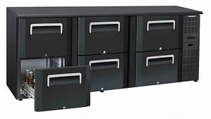 Arrière bar 3 x 2 tiroirs