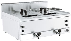 BASE 600 FRITEUSE A GAZ. 2X8L **ATTENTION, LARGEUR 800MM**