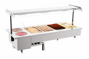 DROP-IN BAIN-MARIE AVEC BOLS 4/1