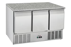 Desserte réfrigérée 3 portes GN 1/1 Granit
