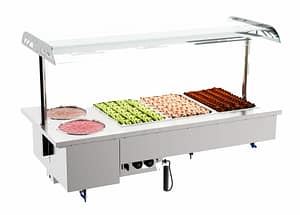 DROP-IN BAIN-MARIE AVEC BOLS 3/1