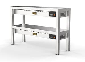 ÉTAGÈRE CHAUFFANTE EN CÉRAMIQUE 2 NIVEAUX 1000 6 HEATERS OF 250W