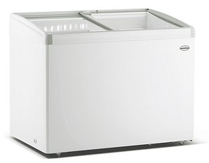 CONGÉLATEUR BAHUT COUVERCLE EN VERRE LOTTE 336L