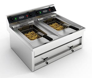 FRITEUSE POSABLE ÉLECTRIQUE 2X12L 2X6KW