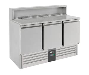 TABLE PRÉP POUR PIZZA 3 PORTES