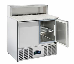 Saladette de préparation 2 portes GN 1/1 Granit