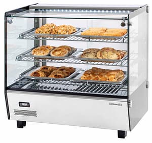 Vitrine chauffante encastrée 120L