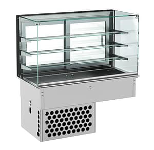 DROP-IN VITRINE CUBIQUE RÉFRIGÉRÉE - FERMÉ 5/1