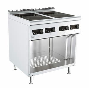 BASE 700 CUISINIÈRE AVEC PLAQUE À INDUCTION ELECTRIQUE 4 PL.