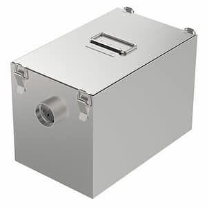 SÉPARATEUR DE GRAISSE INOX 22L Ne répond pas aux normes NEN-1825
