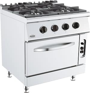 BASE 700 CUISINIERE A GAZ 4 BR. AVEC FOUR À GAZ