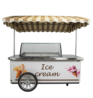 CHARIOT À GLACE RHODOS 9X5 LTR