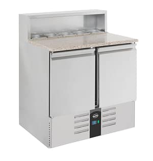 TABLE PRÉP POUR PIZZA 2 TÜREN