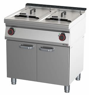 Friteuse électrique avec soubassement 2x17 litres 80