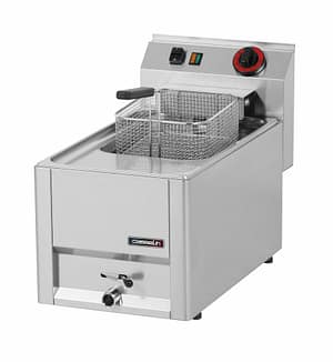 Friteuse électrique à poser avec vanne de vidange 8 litres T 33