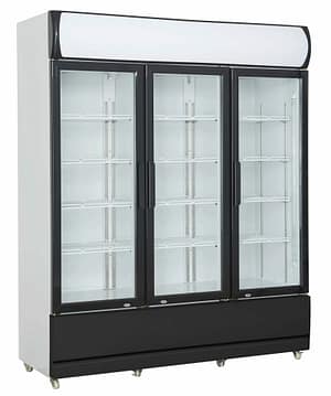 RÉFRIGÉRATEUR 3 PORTES EN VERRE FCU-1200