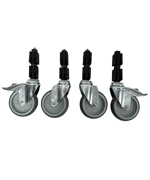 SERIE DE ROUES POUR TABLE 4X