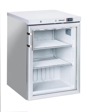 Armoire négative vitrée 200 L Inox