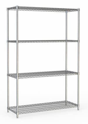 ÉTAGÈRES 4 LEVELS 1200 DÉMONTABLE