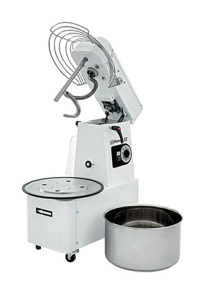 Pétrin à spirale tête relevable et cuve amovible 35Kg