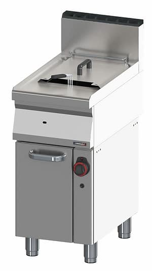 Friteuse gaz avec soubassement 15 litres 40