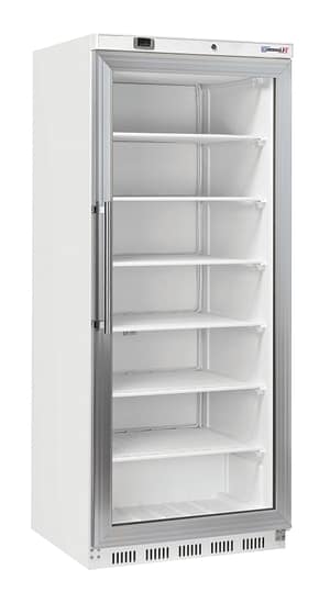 Armoire négative vitrée 600 L Blanche