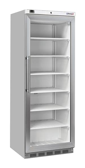 Armoire négative vitrée 400 L Inox