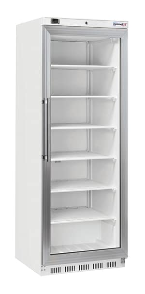 Armoire négative vitrée 400 L Blanche