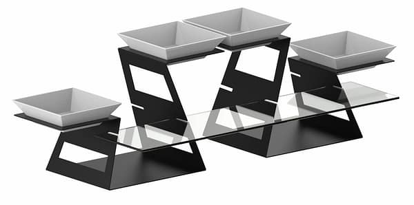 Présentoir à assiettes 4 - Meti