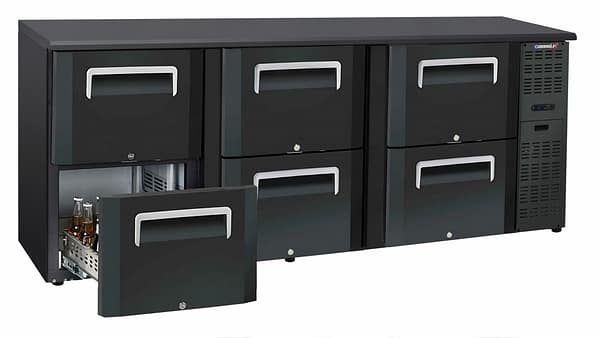 Arrière bar 3 x 2 tiroirs
