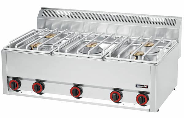 Fourneau gaz à poser 5 feux L 99