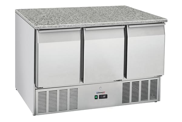 Desserte réfrigérée 3 portes GN 1/1 Granit