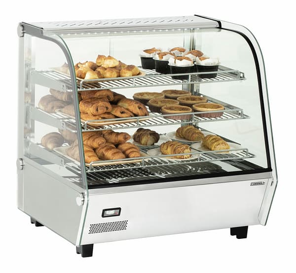 Vitrine chauffante 120L