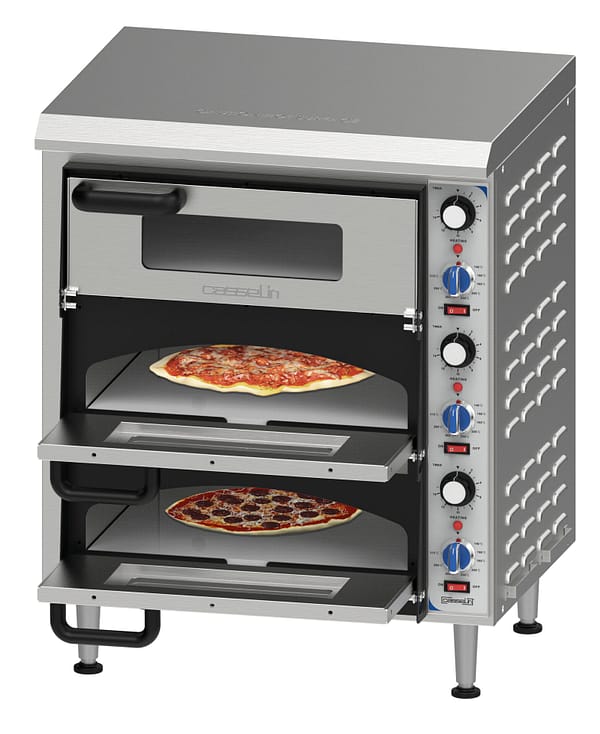 Four à pizza électrique 3 chambres 35 cm